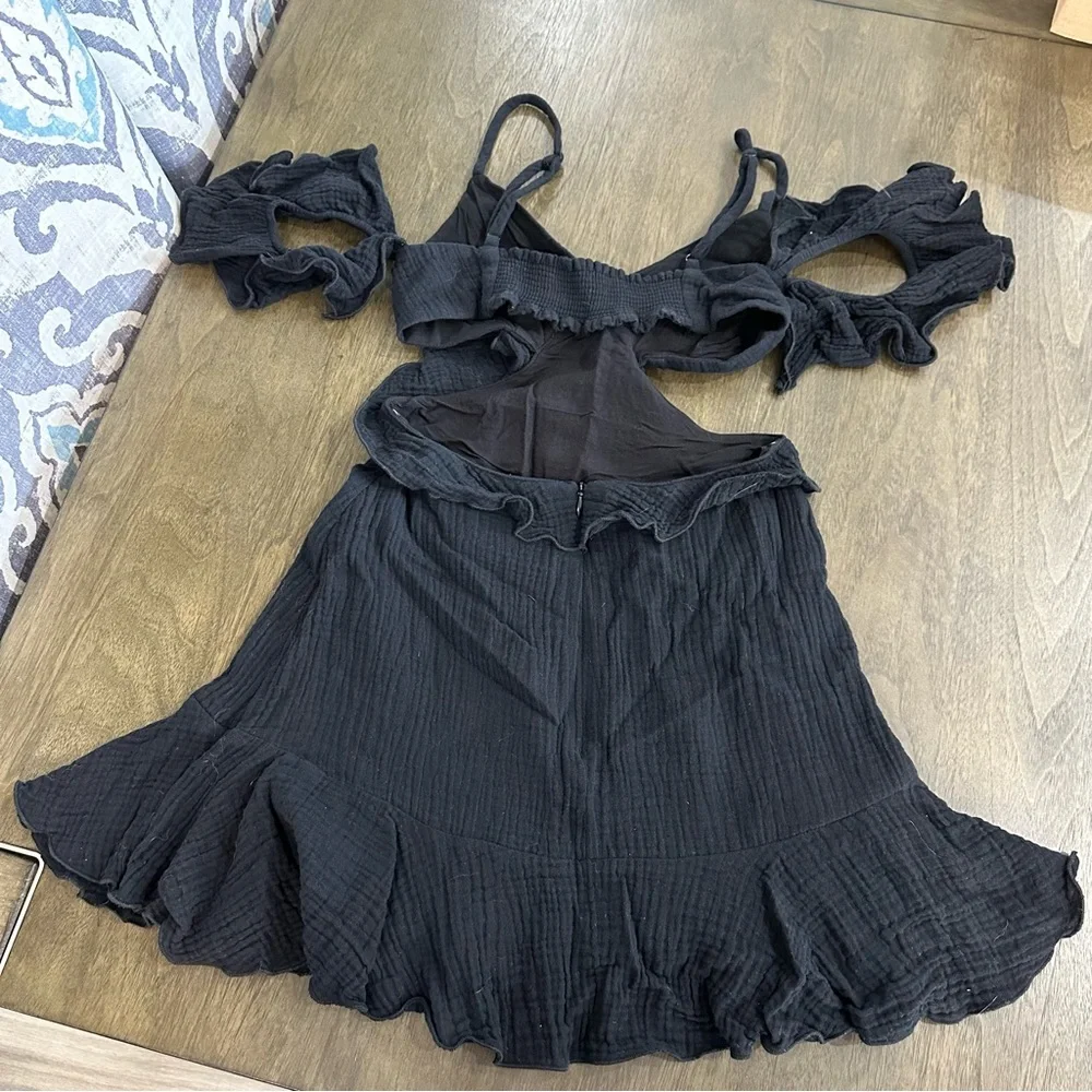 MAJORELLE Black Ruffled Dress - Picture 10 of 10
